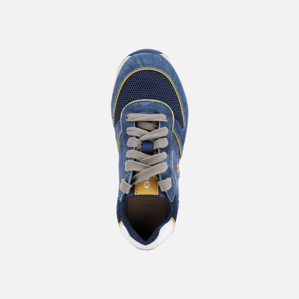 Geox Erkek Çocuk Spor Ayakkabı Mavi - Alben - XGC-972158